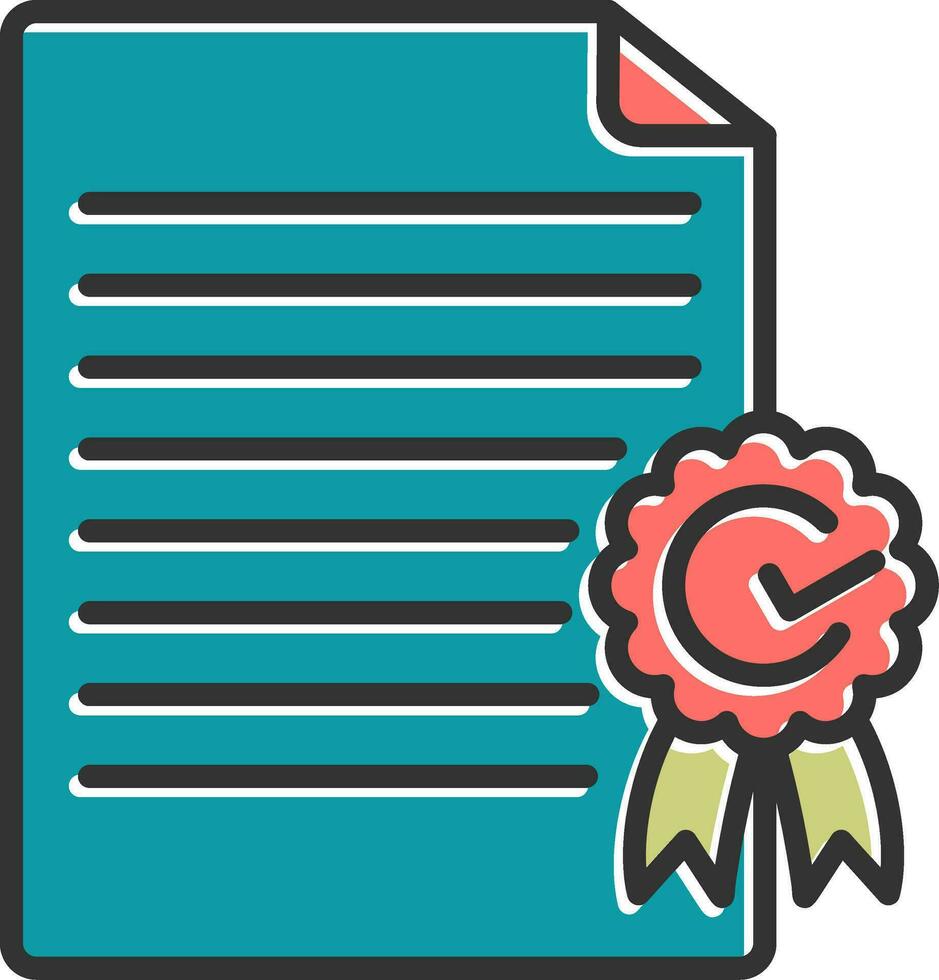 certificate Vector Icon