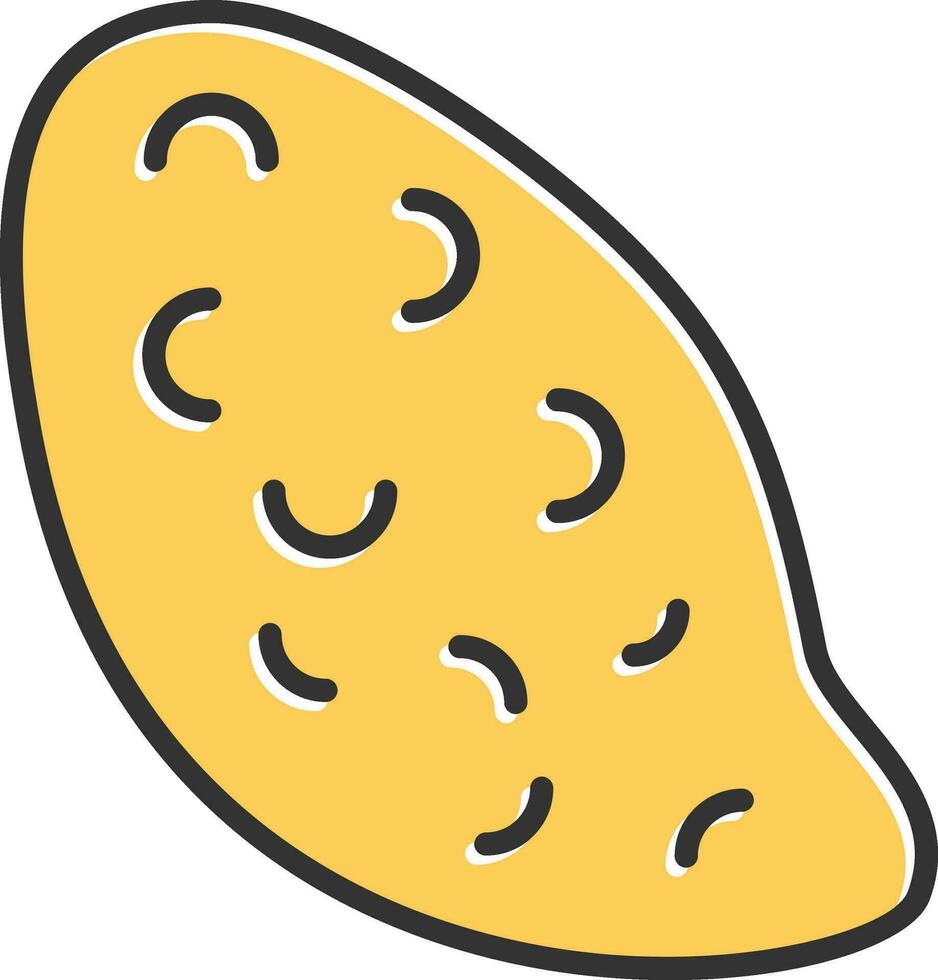 Sweet Potato Vector Icon
