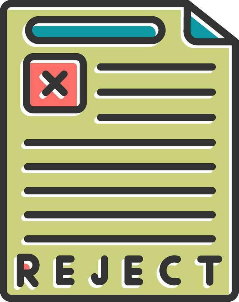 Reject Vector Icon