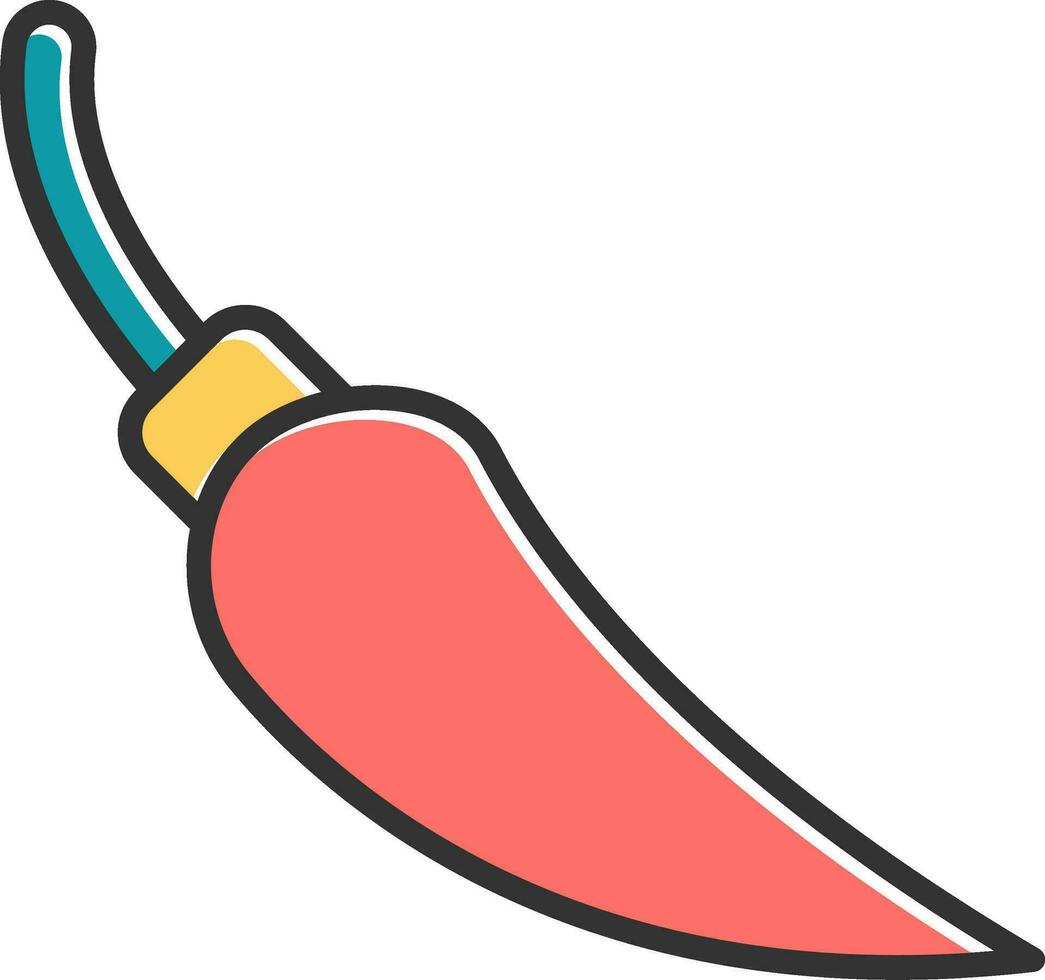 Chilli Pepper Vector Icon