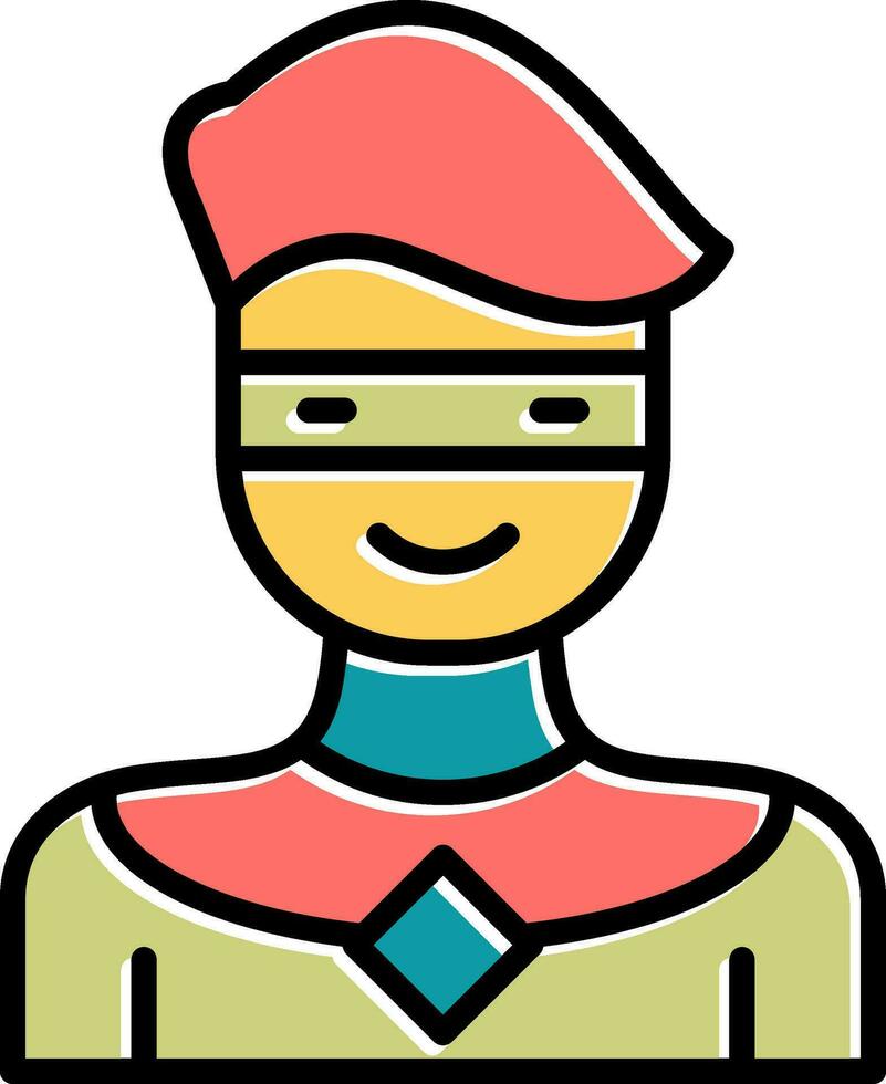 Superhero Vector Icon