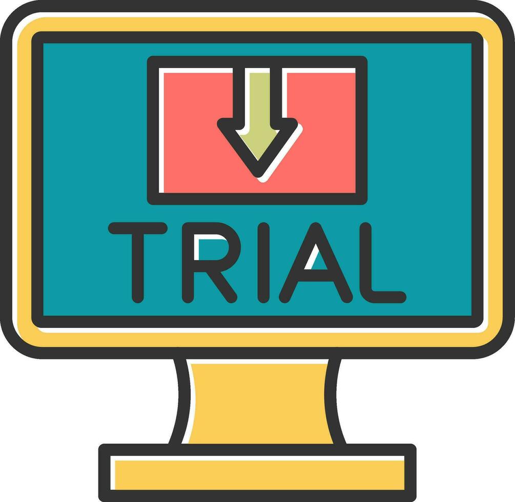 free trial Vector Icon