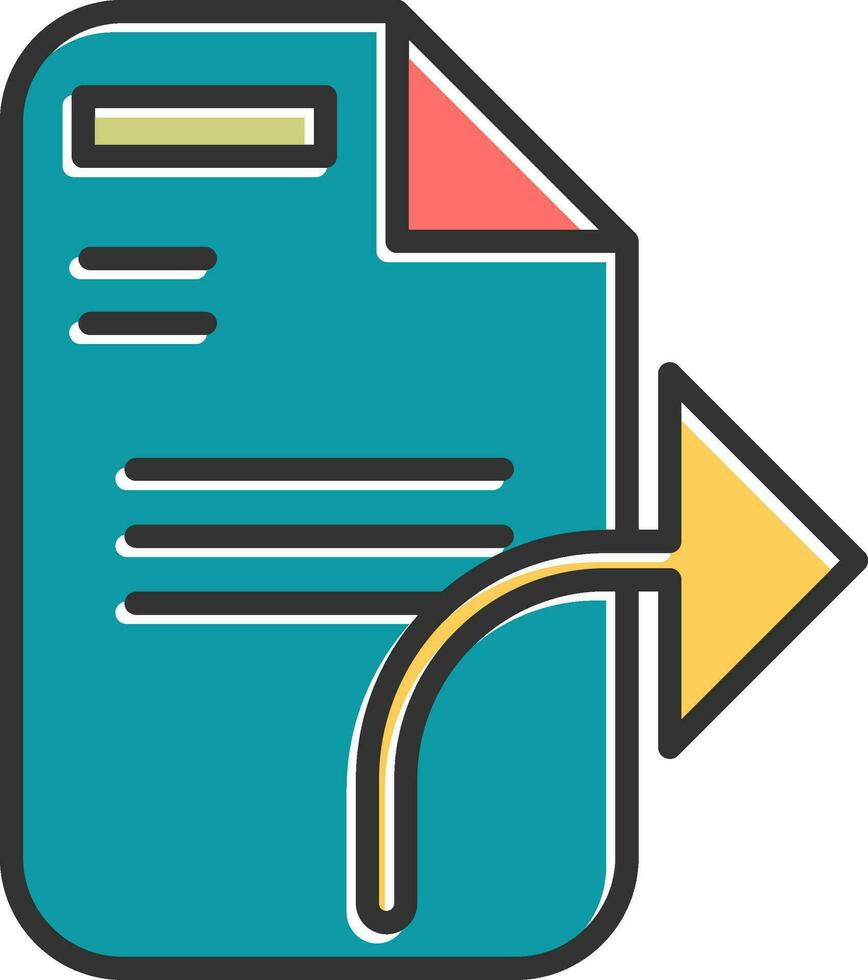 Send File Vector Icon