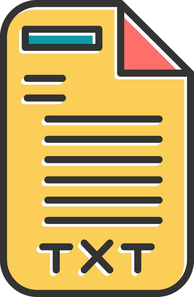 Text File Vector Icon