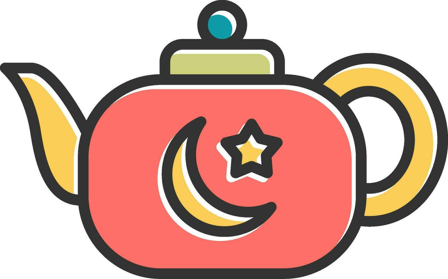 Tea Pot Vector Icon