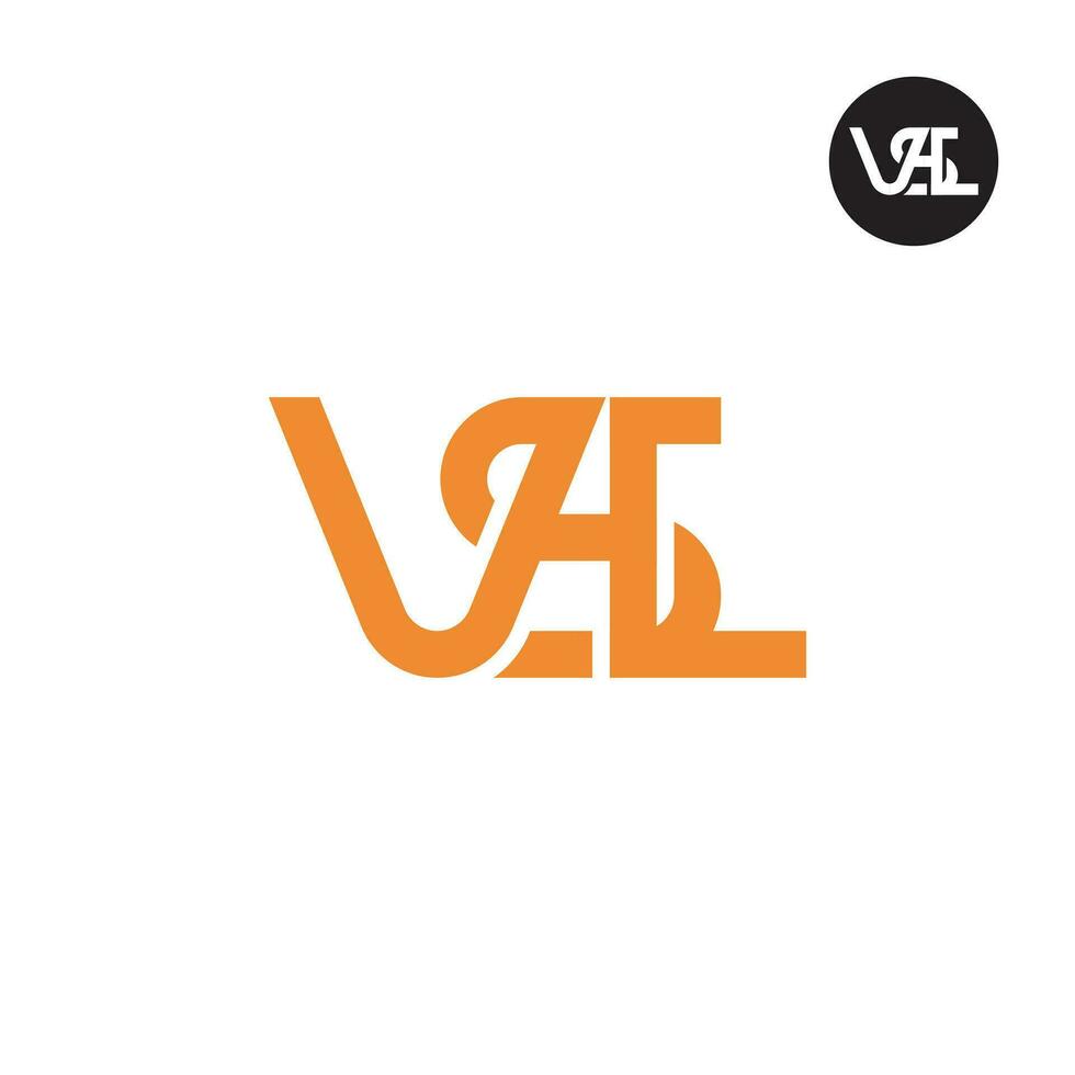 letra VSL monograma logo diseño vector