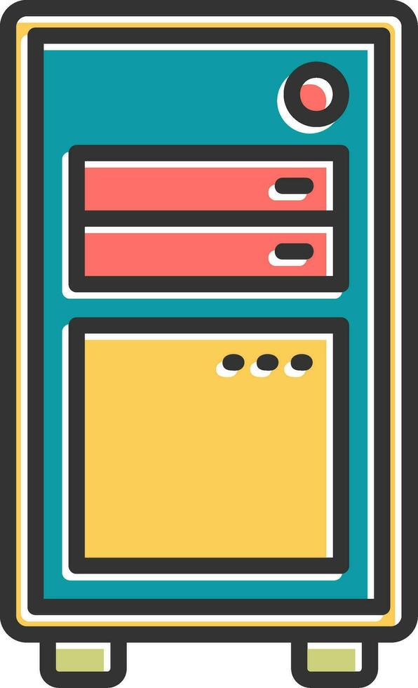 Computer Case Vector Icon