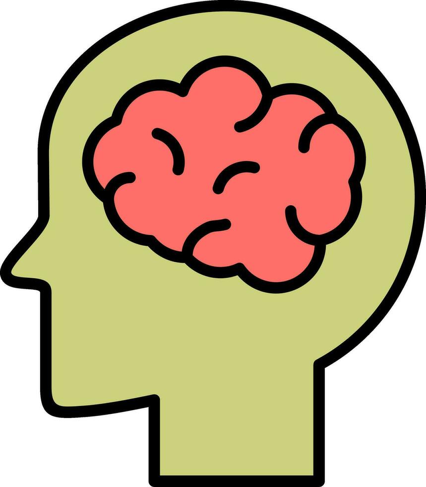 Human Brain Vector Icon