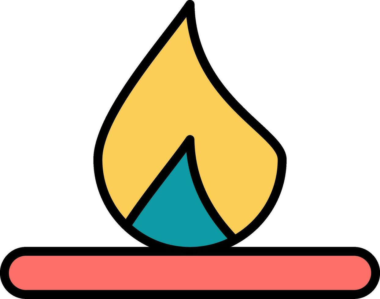 Burning Vector Icon