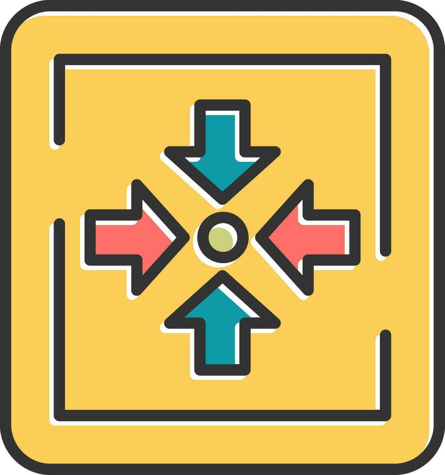 Assembly Point Sign Vector Icon