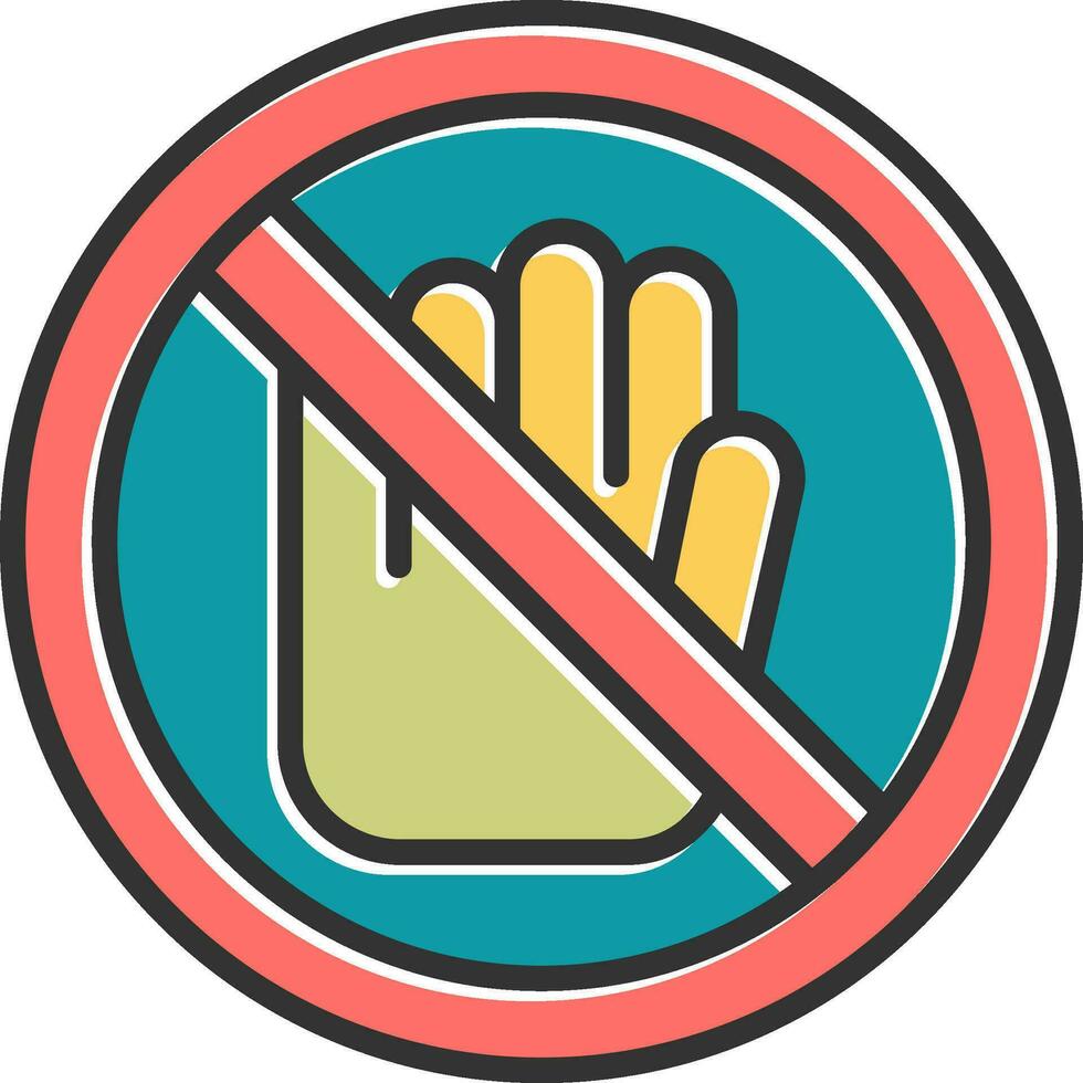 No Touch Vector Icon