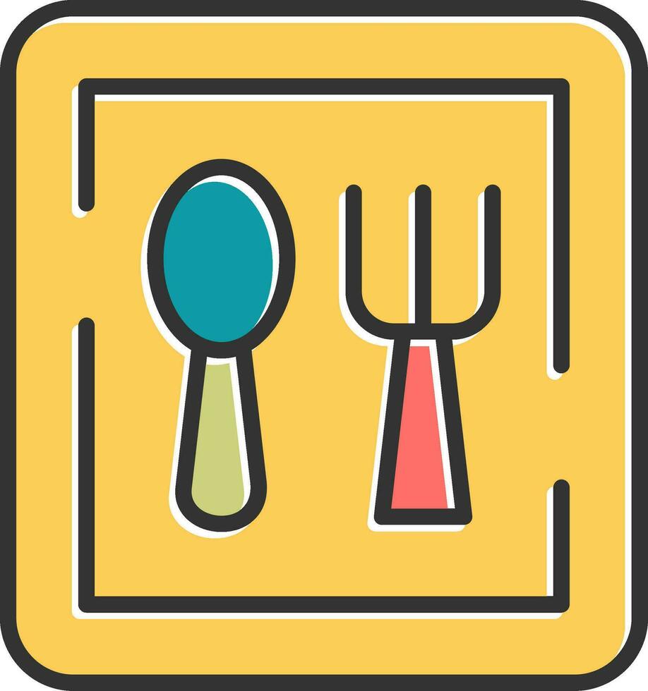 Restaurant Sign Vector Icon