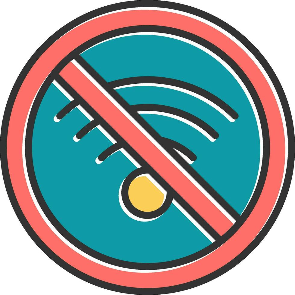 No Wifi Vector Icon