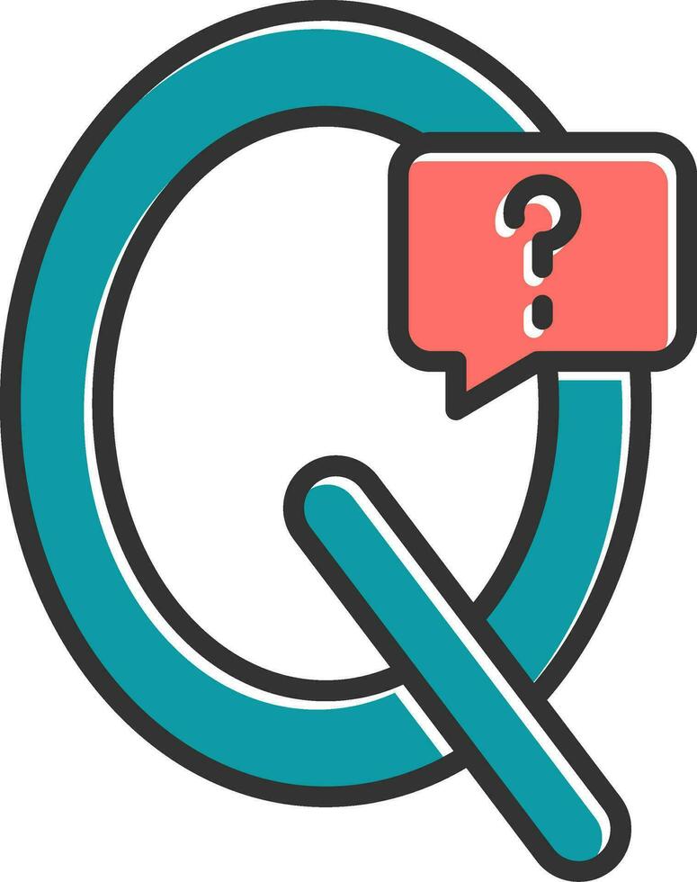 Capital Q Vector Icon