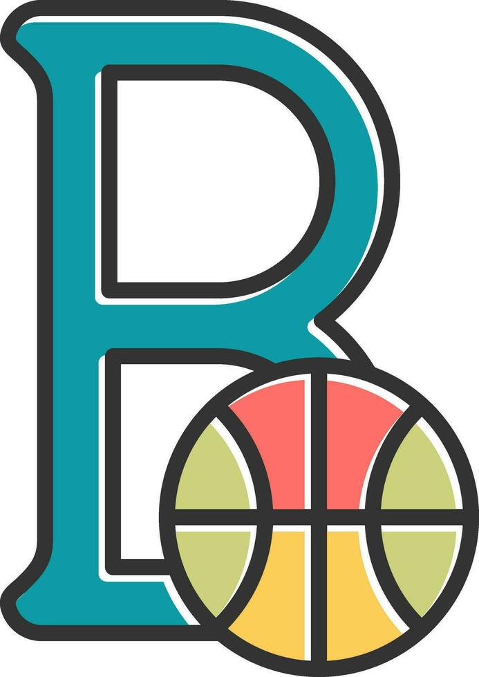 Capital B Vector Icon