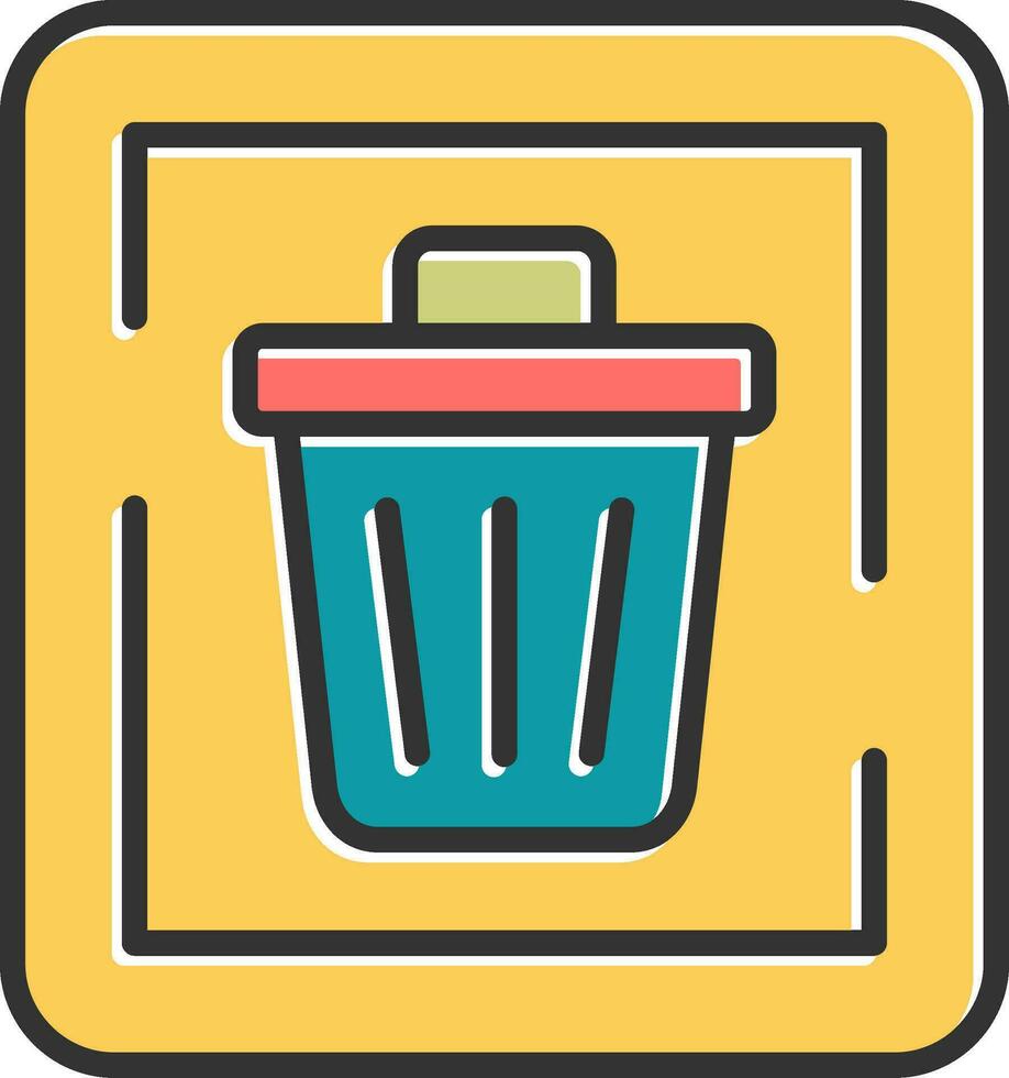 Trash Sign Vector Icon