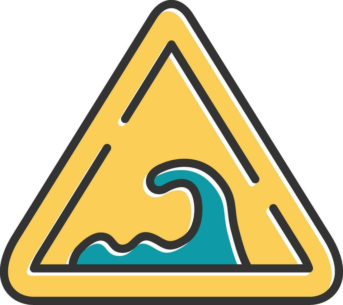 Big Wave Vector Icon