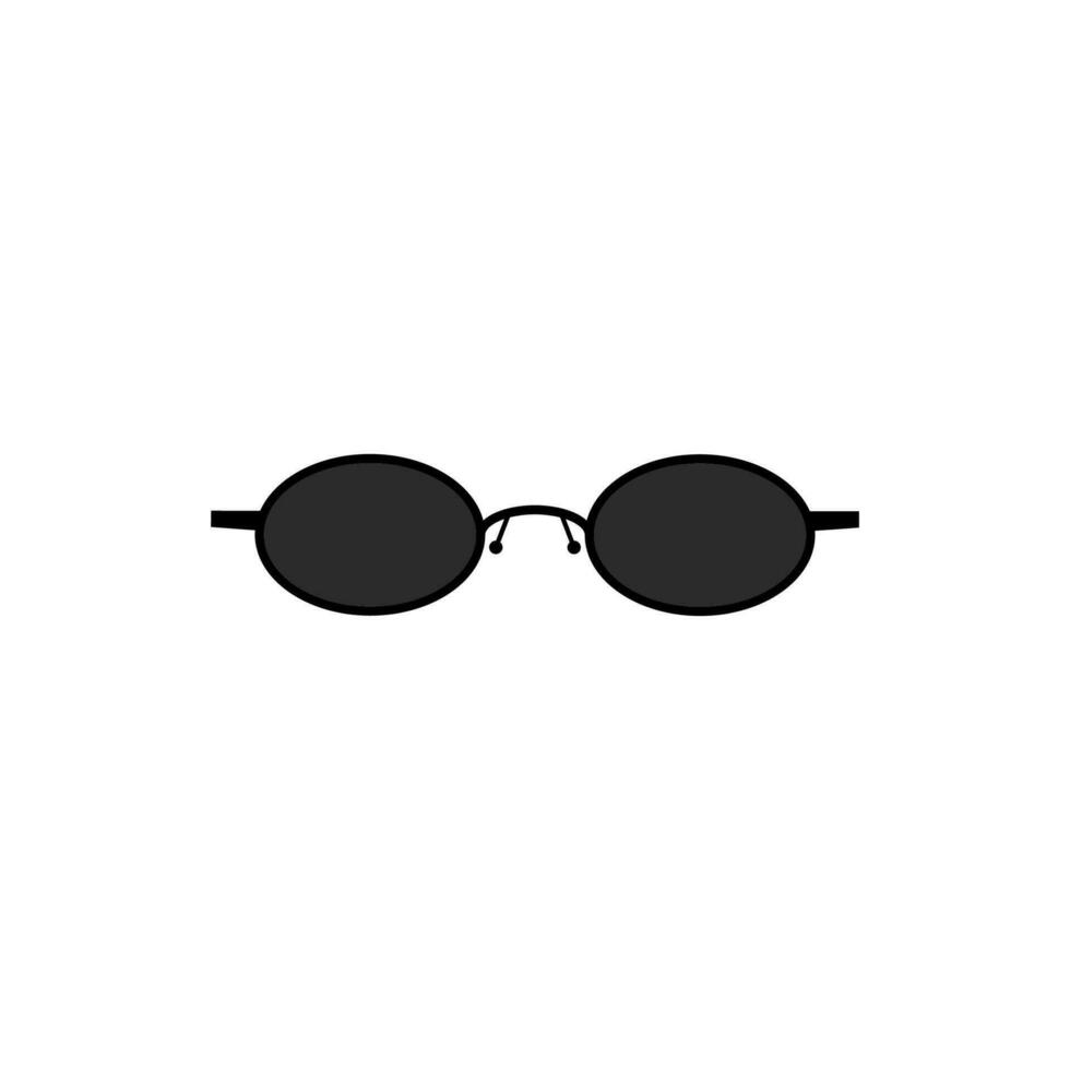 eyeglasses icon simple design in white background vector