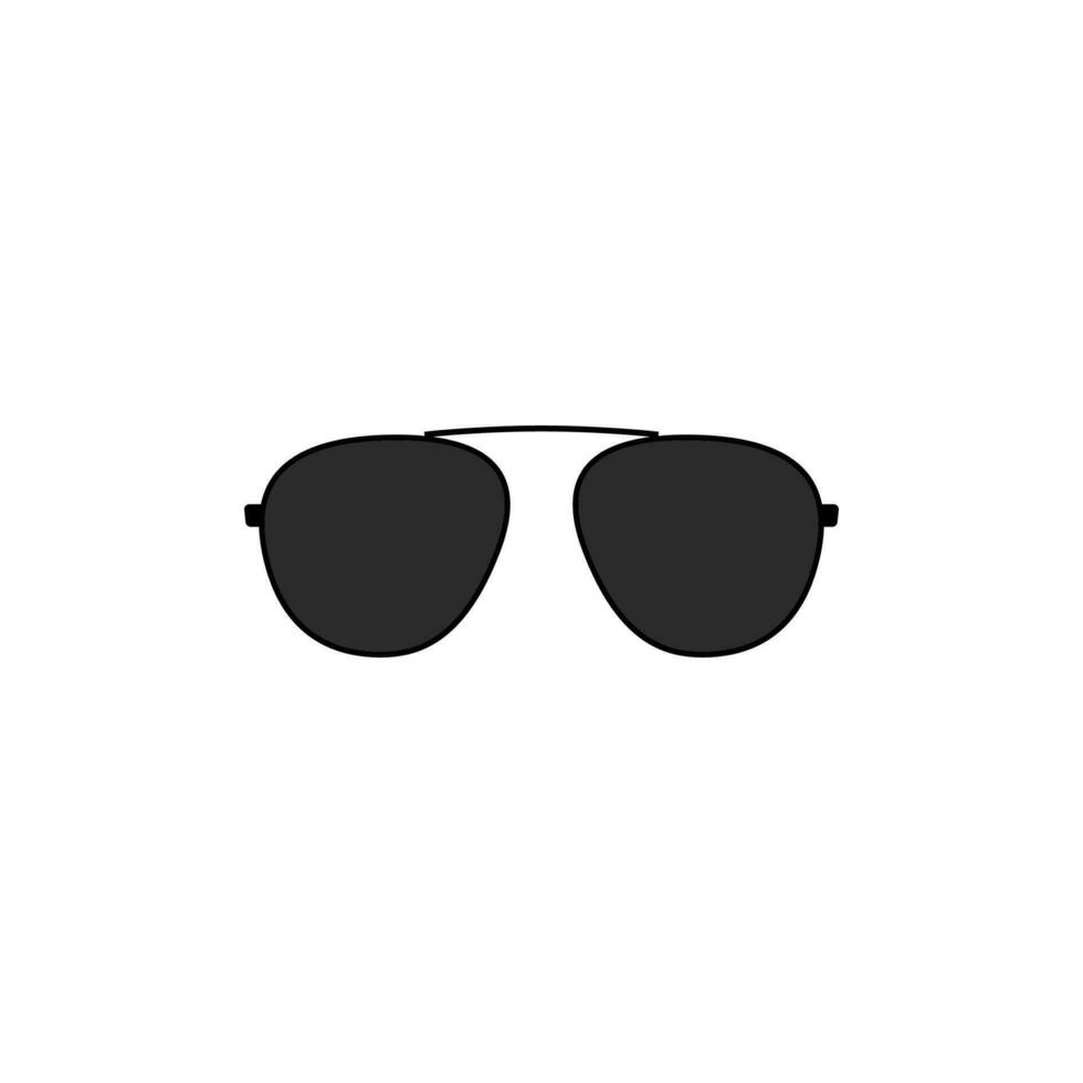 eyeglasses icon simple design in white background vector