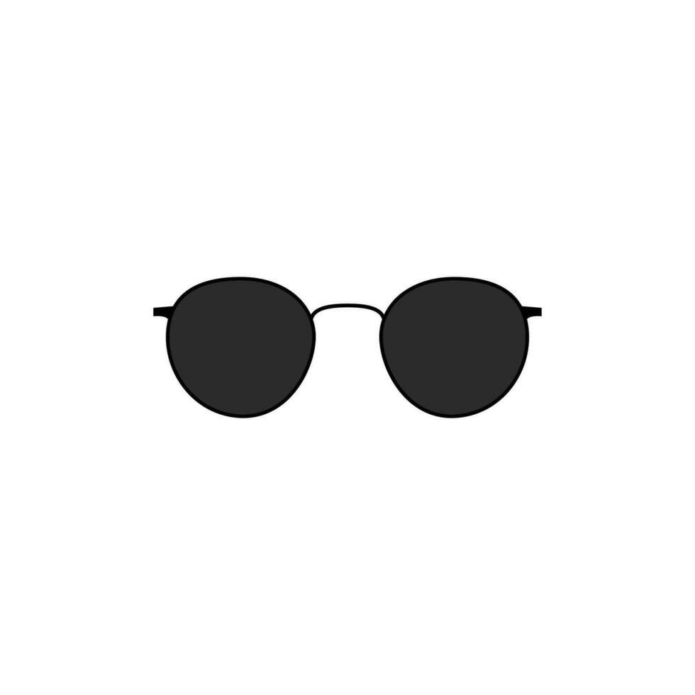 eyeglasses icon simple design in white background vector