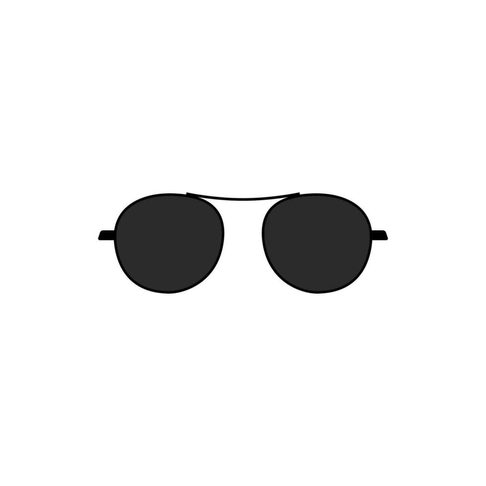 eyeglasses icon simple design in white background vector