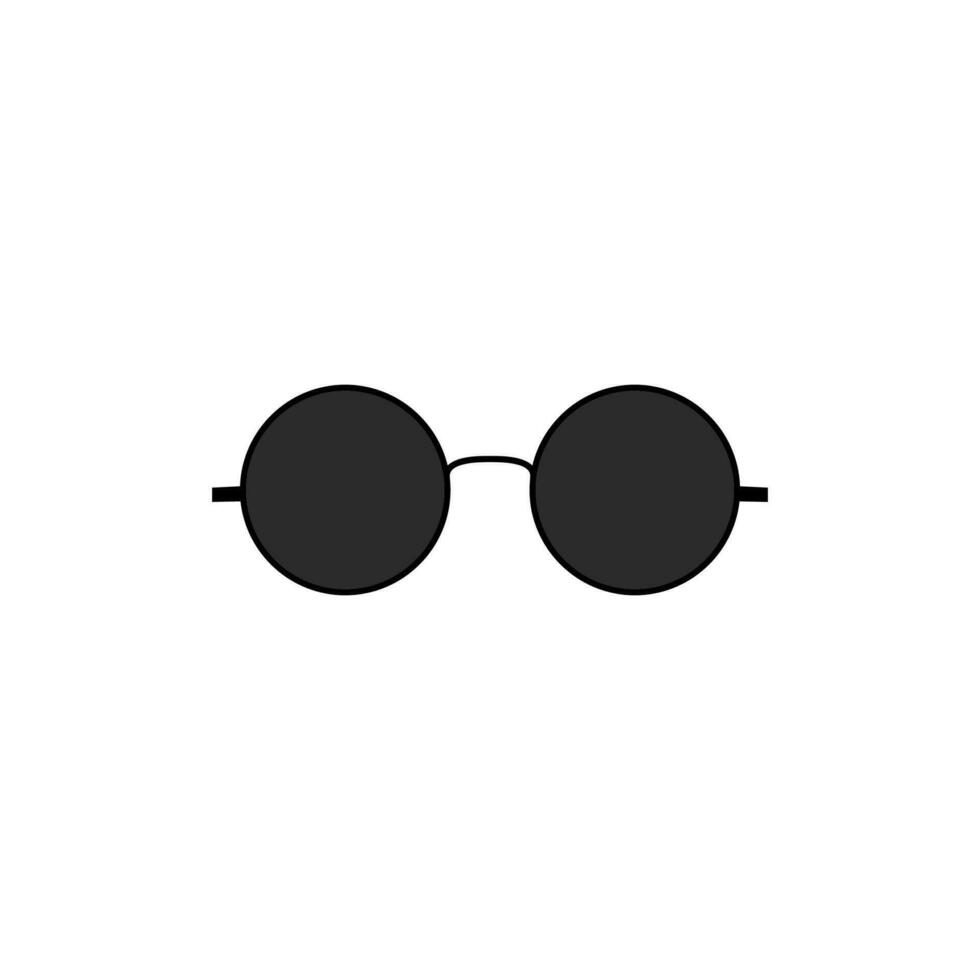 eyeglasses icon simple design in white background vector