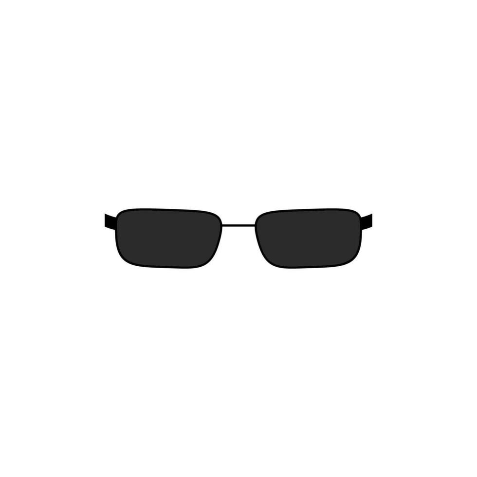 eyeglasses icon simple design in white background vector