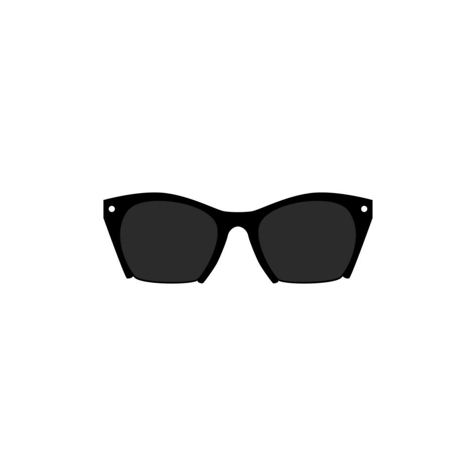 eyeglasses icon simple design in white background vector