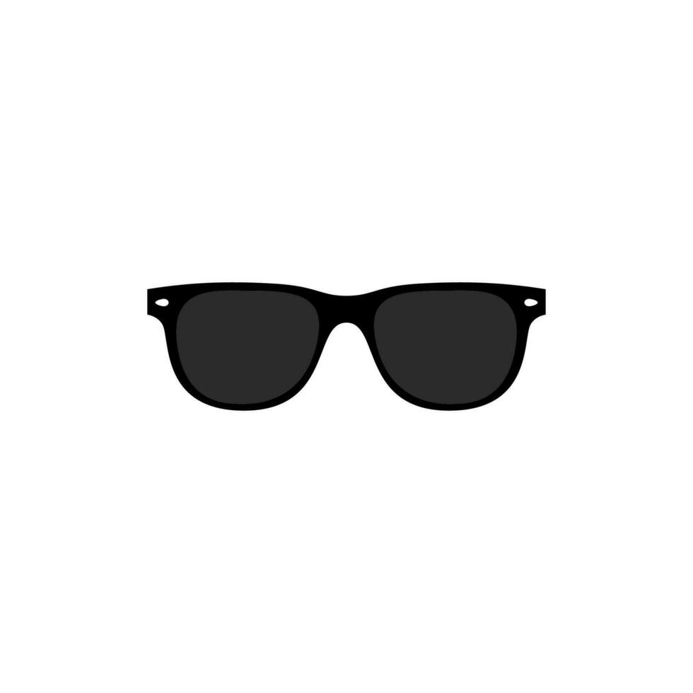 eyeglasses icon simple design in white background vector