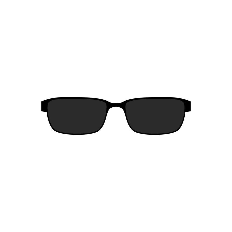 eyeglasses icon simple design in white background vector