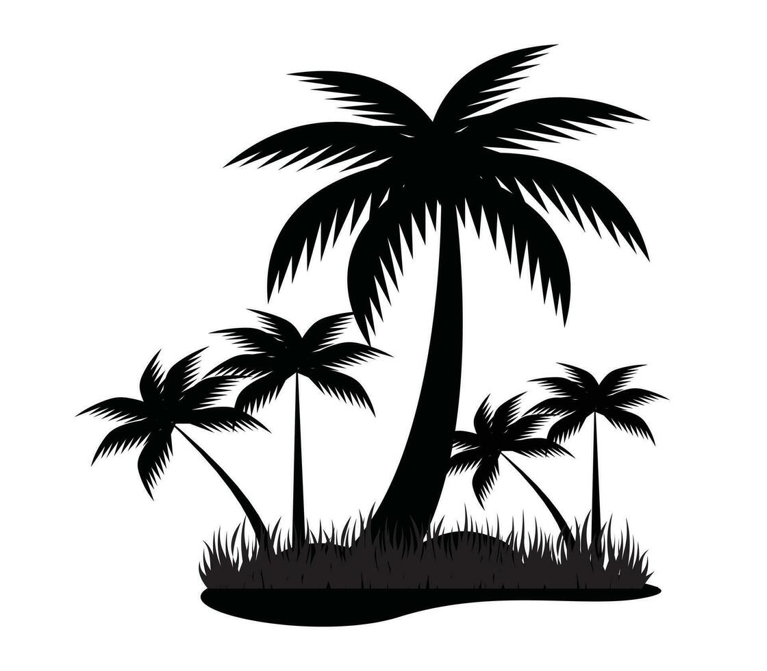 coconut tree vector
