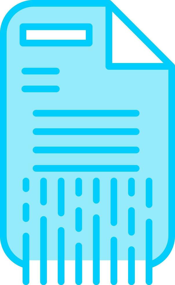 Shredding Vector Icon