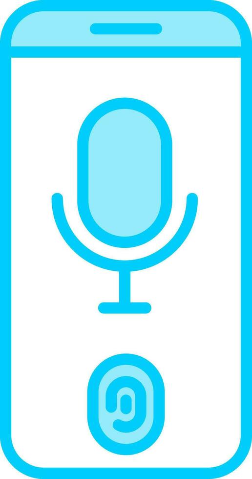 Voice Recognition Vector Icon