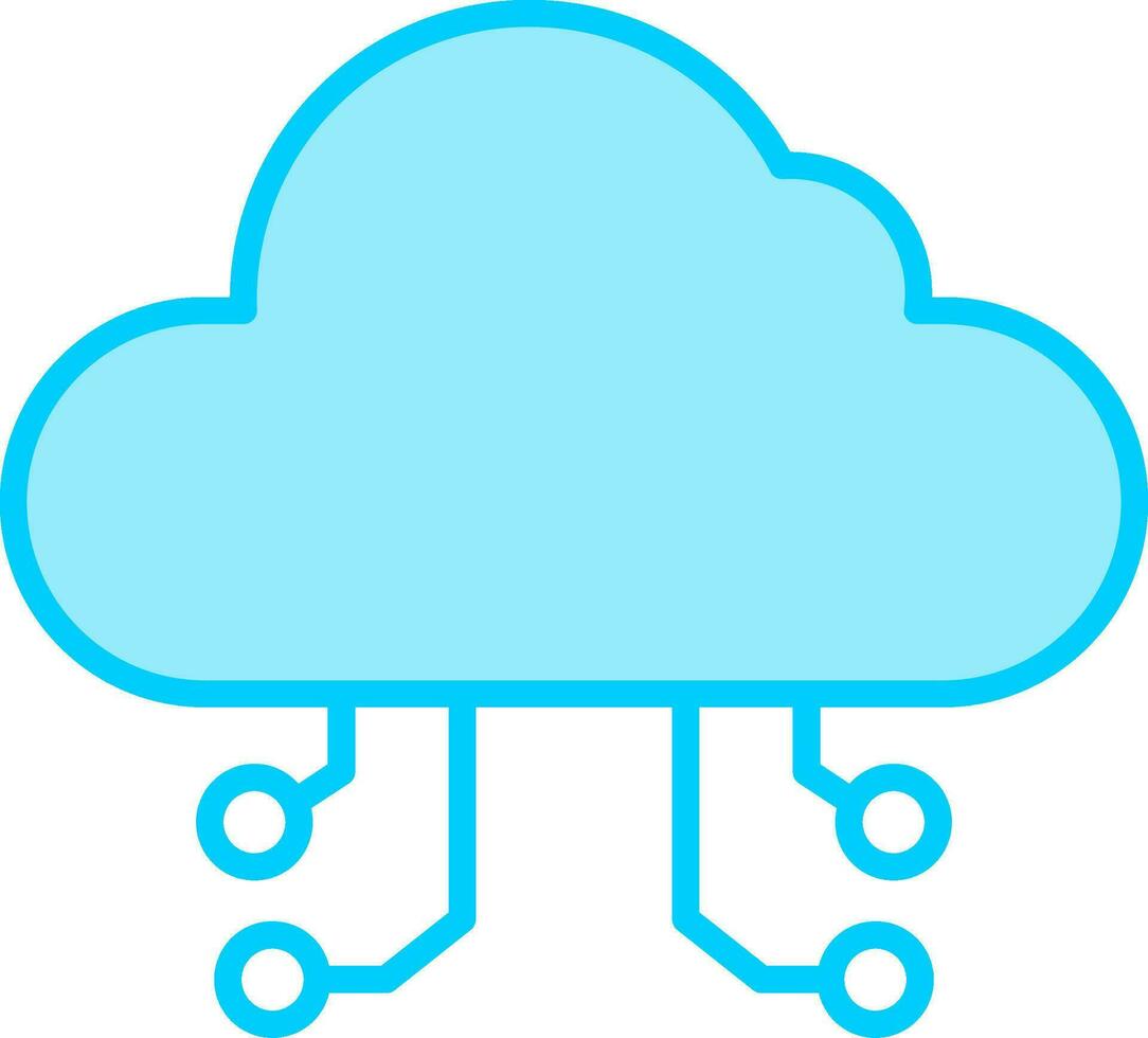 Cloud Computing Vector Icon