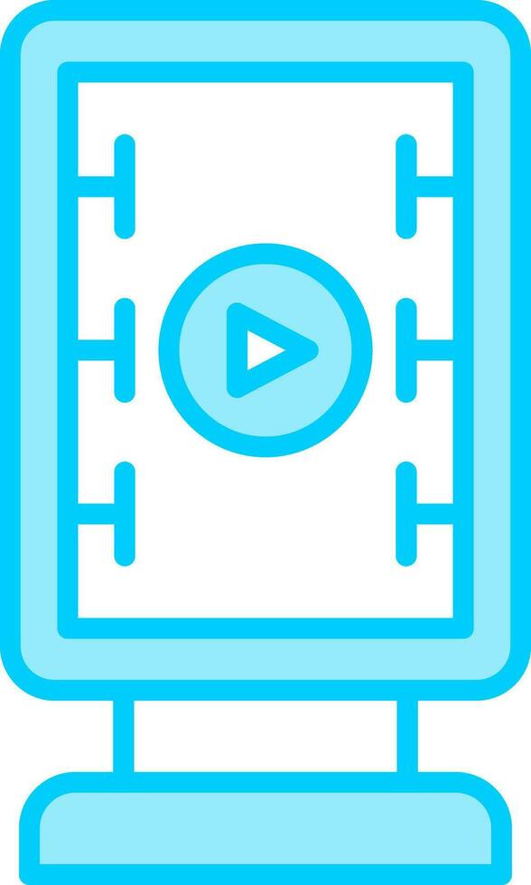 icono de vector de vídeo