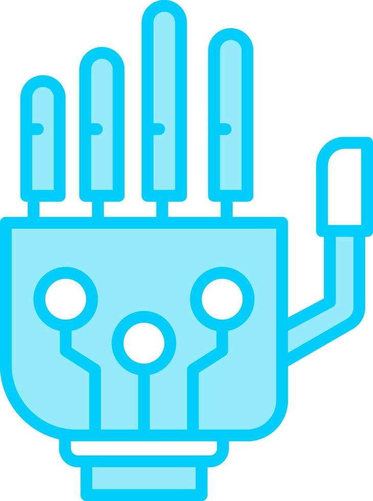 Robotic Hand Vector Icon