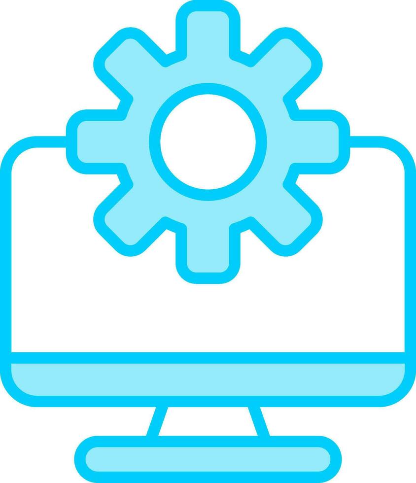 Computer Vector Icon