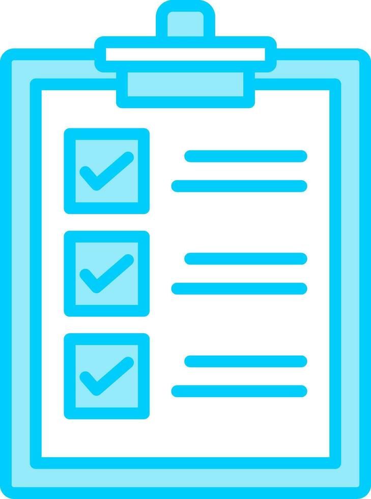 icono de vector de lista de verificación
