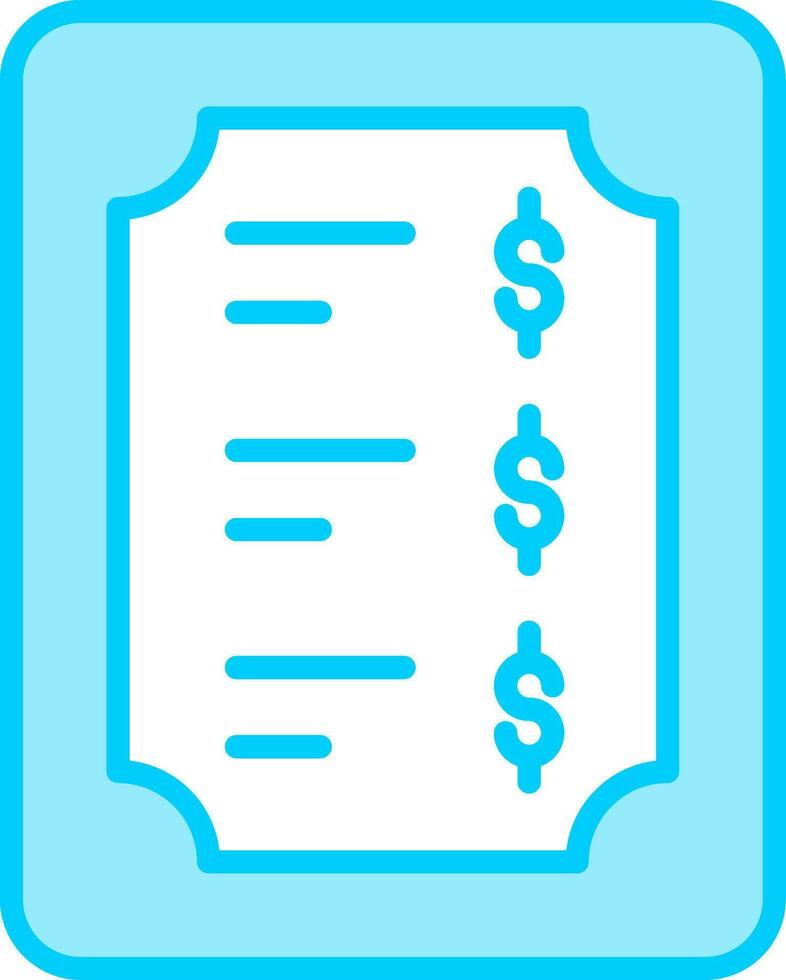 Price List Vector Icon