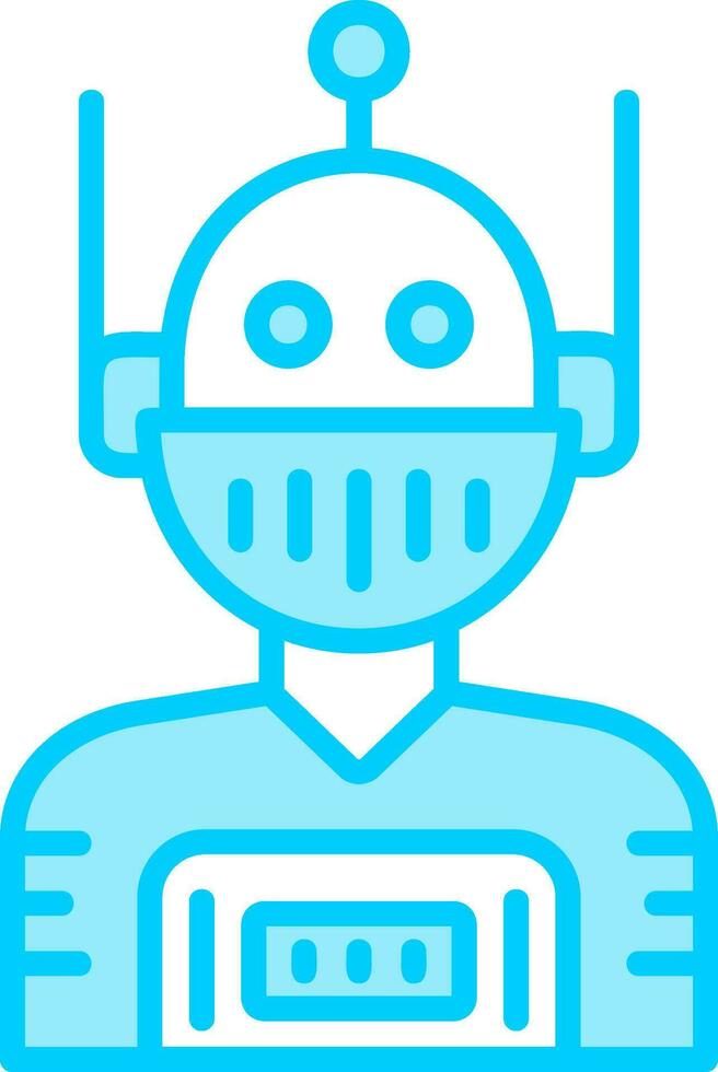 icono de vector de robot