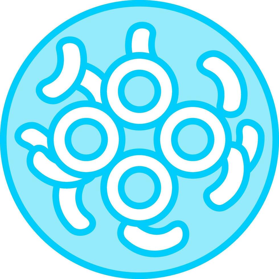 Gloeocapsa Cyanobacteria Vector Icon