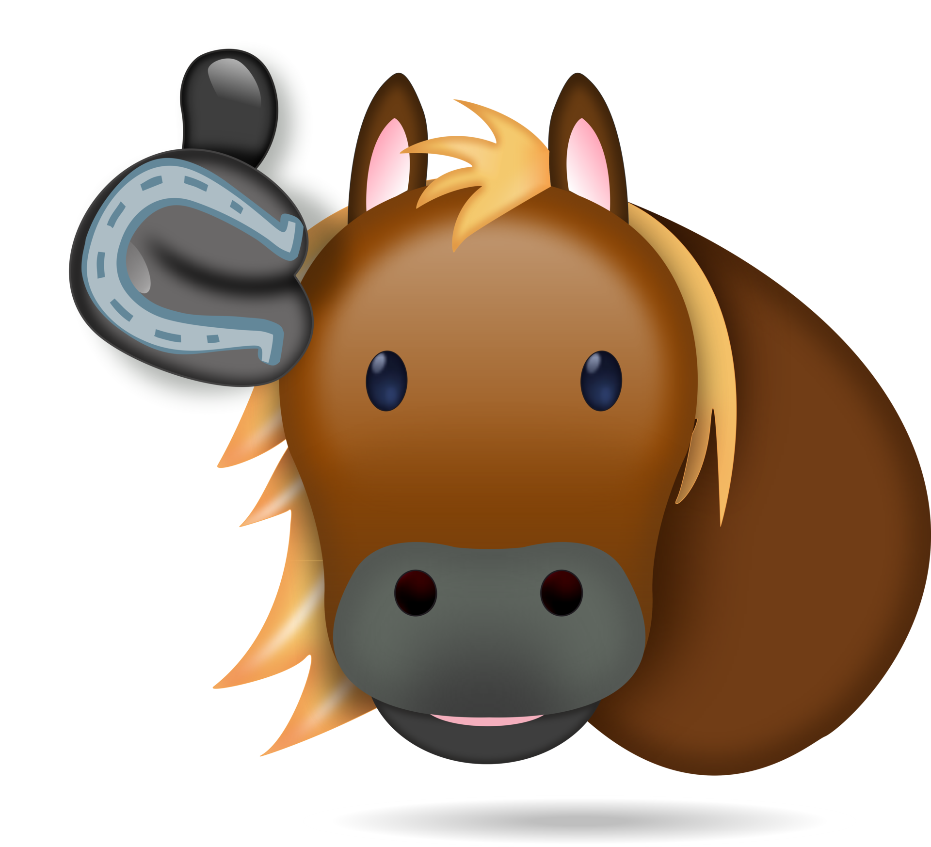 horse emoticon isolated 32731994 PNG