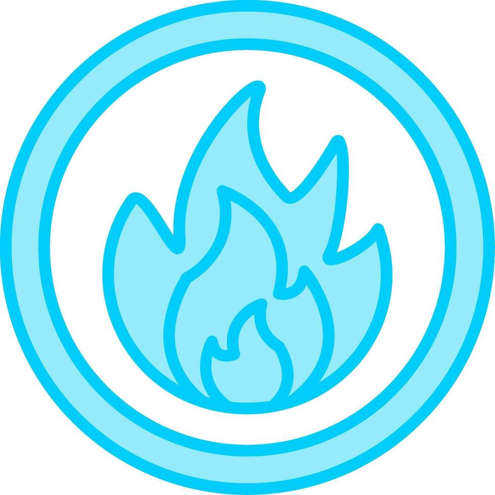 Flammable Vector Icon