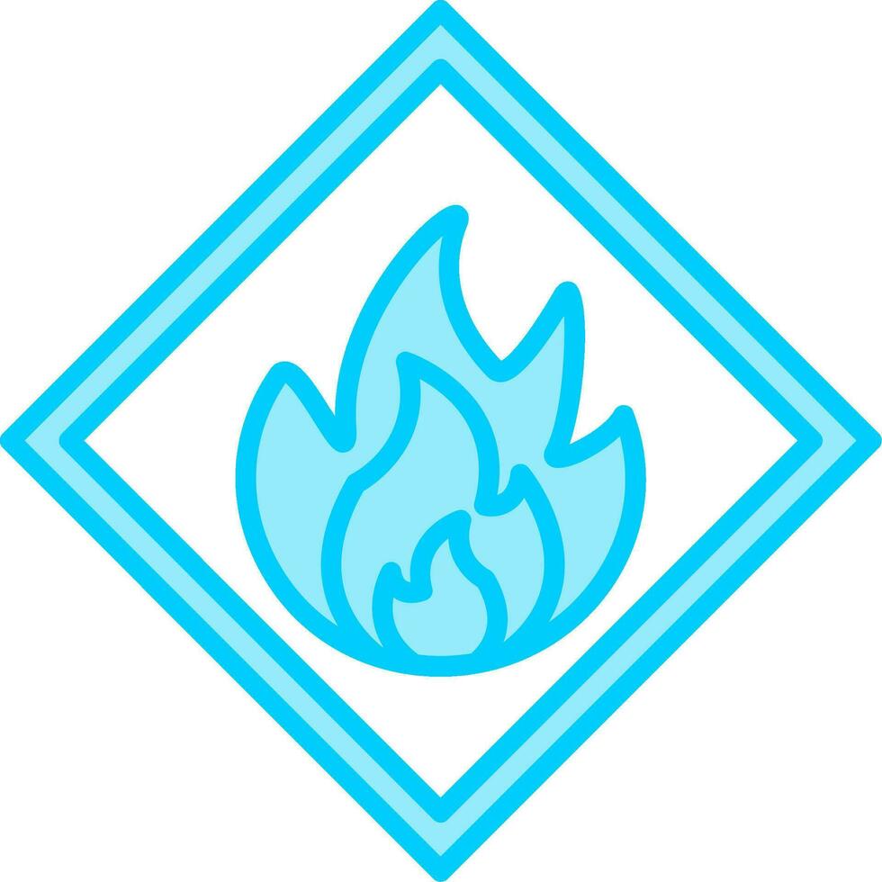 Flammable Vector Icon