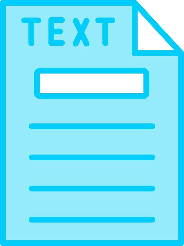 Text Vector Icon