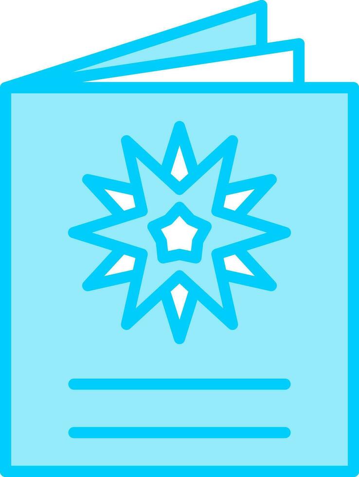 icono de vector de tarjeta de felicitación