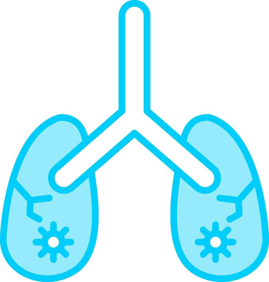 Lungs Vector Icon