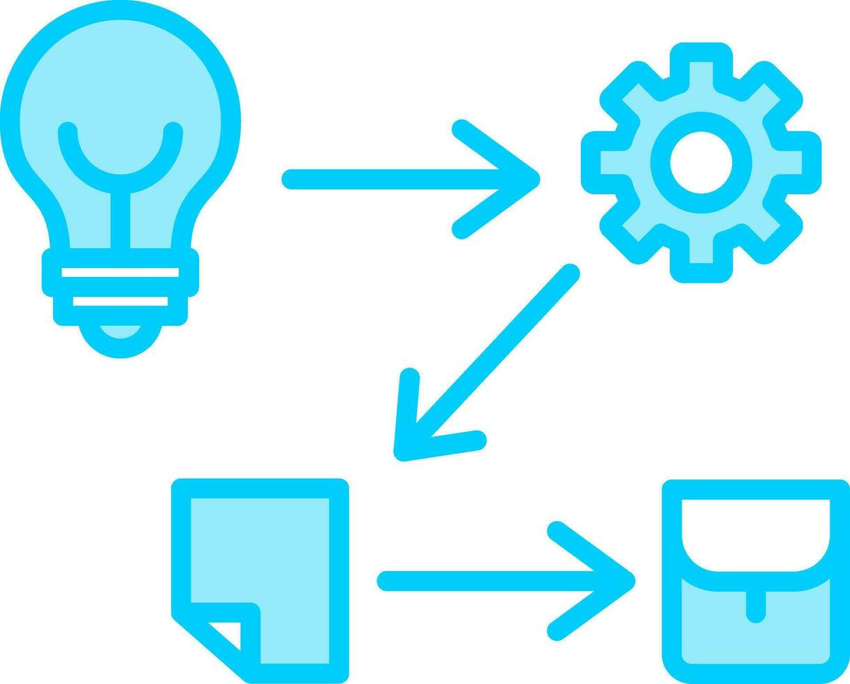 Process Vector Icon