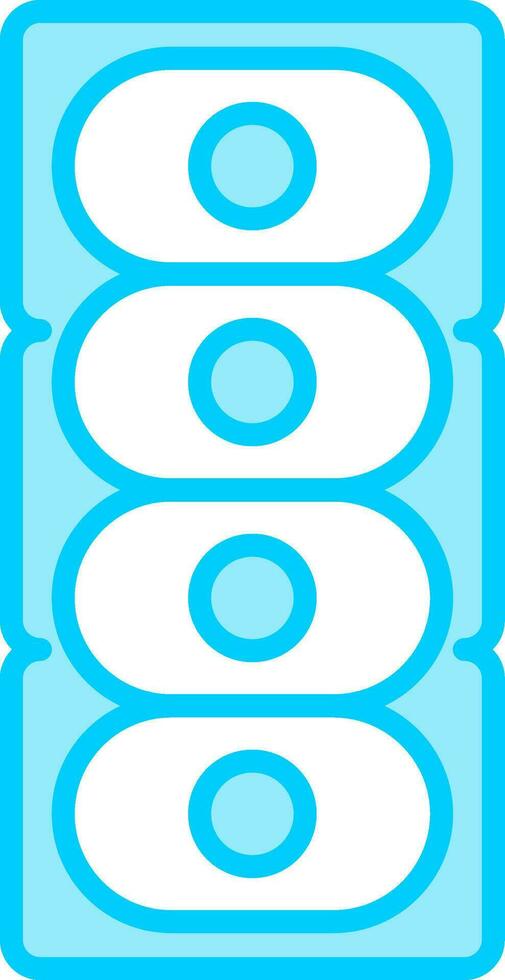 Colonial Diatom Vector Icon