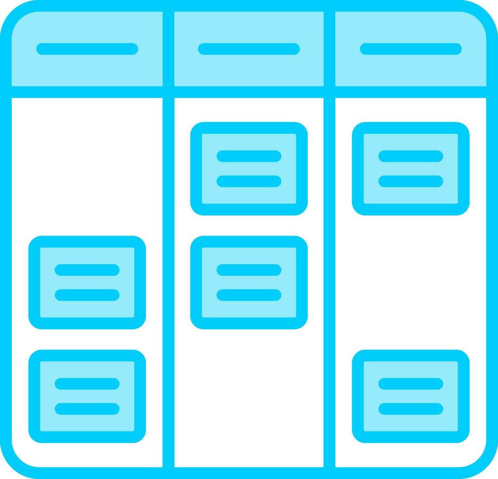 Kanban Vector Icon